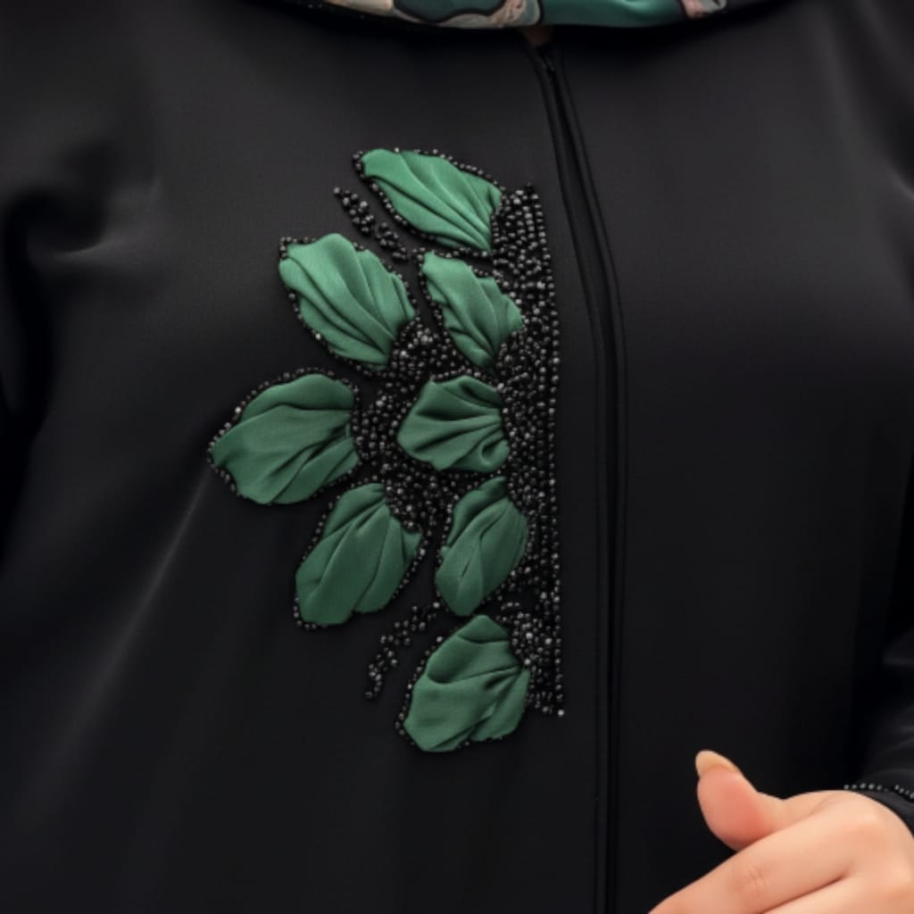 Laya-e-Noor Handcrafted Party Wear Abaya