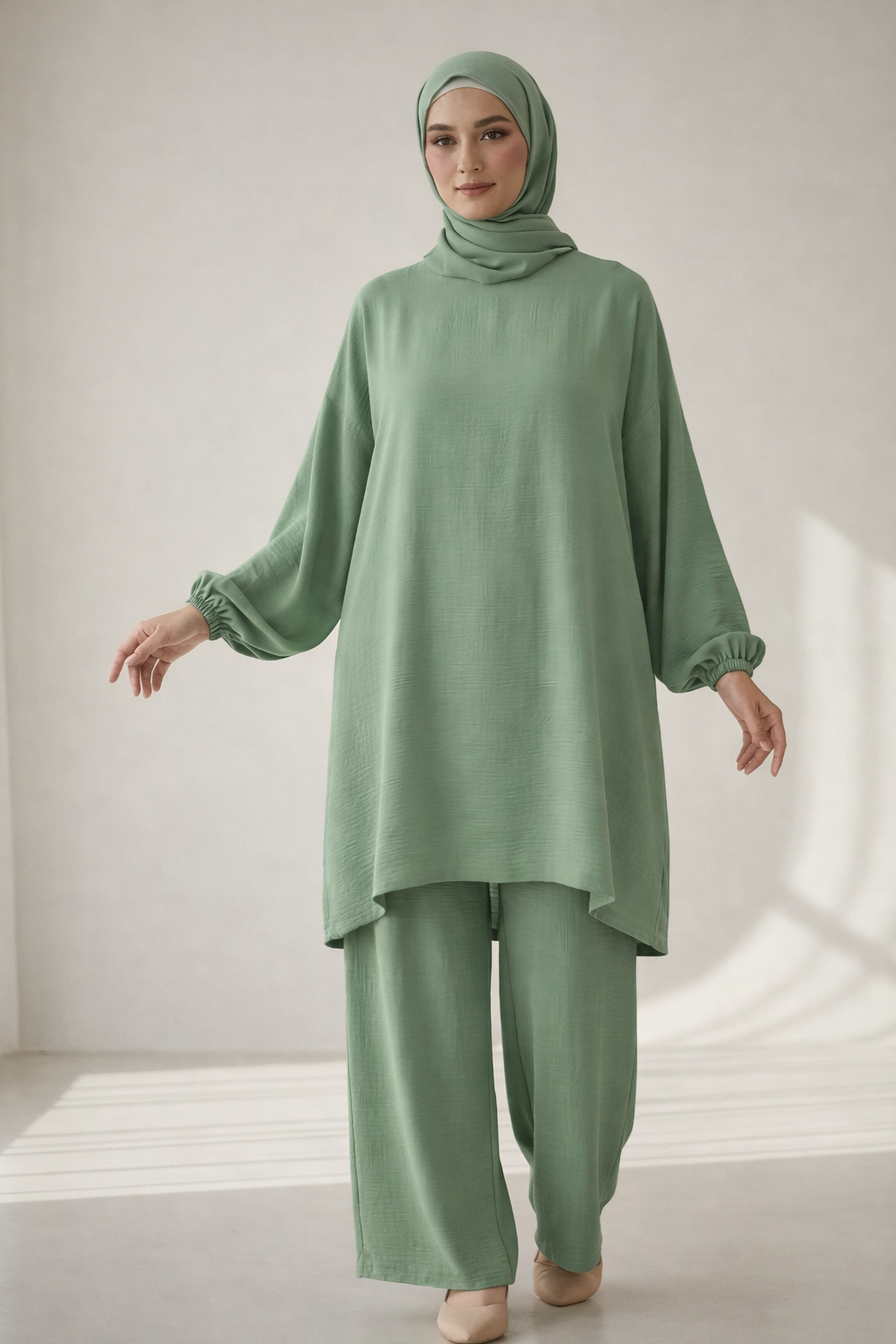 Azmin Elan Co-Ord Set in Imported CEY Fabric