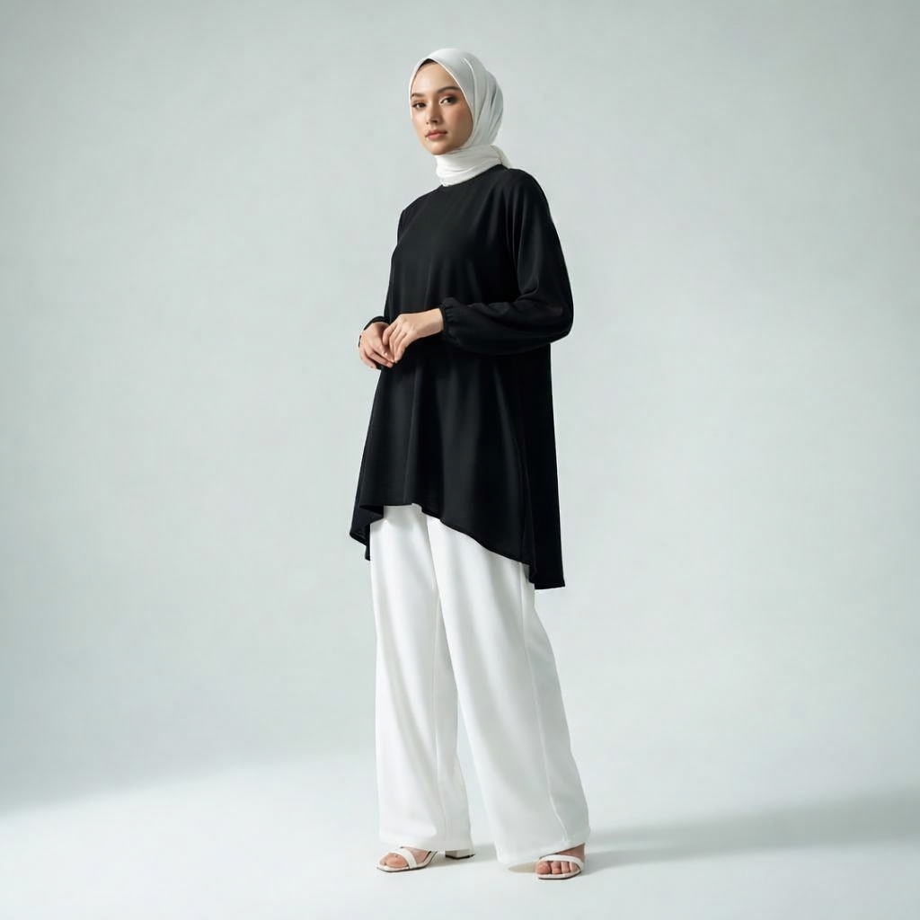 AZMIN AuraFlow High-Low Top