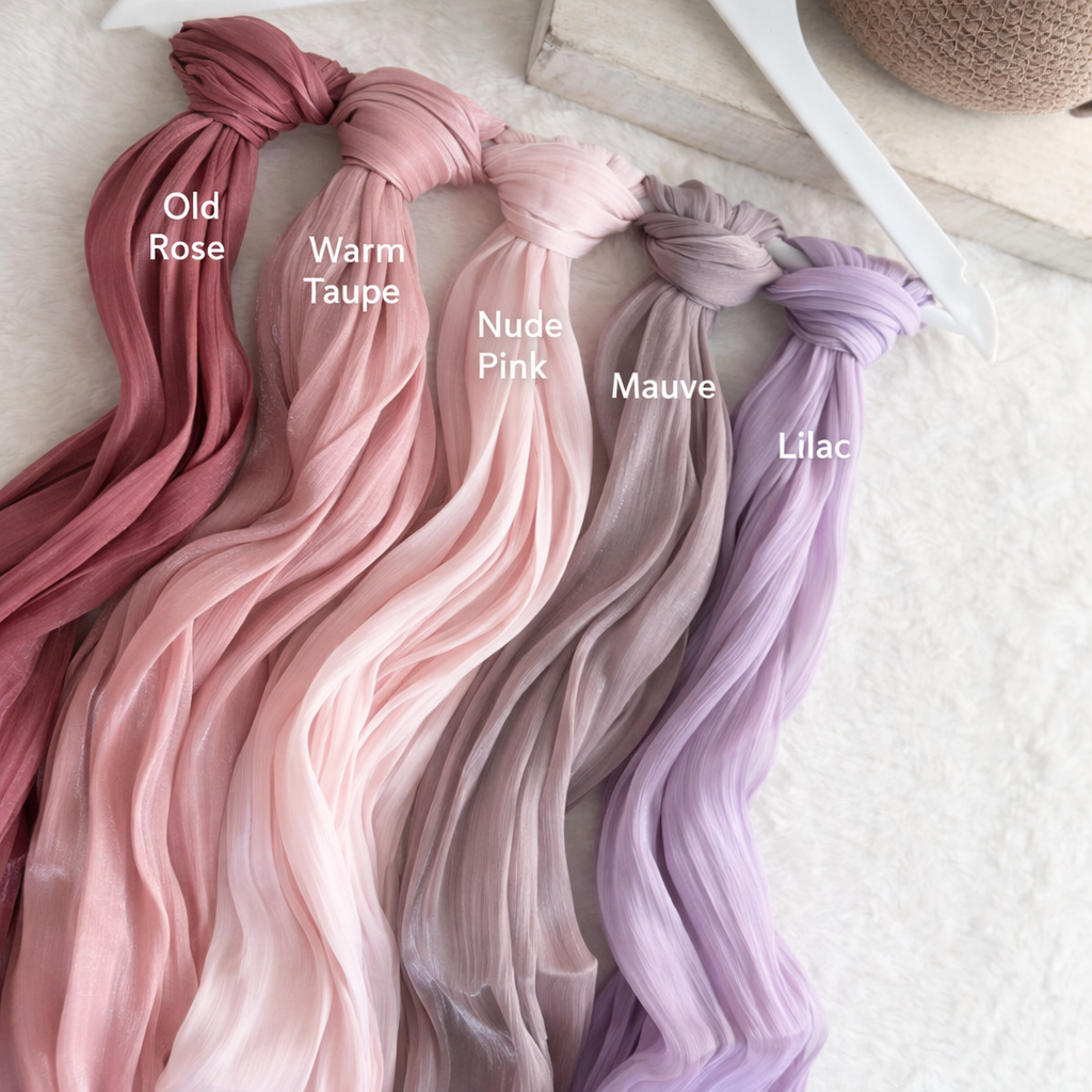 Lumiere Grace — Shimmer Organza Hijab