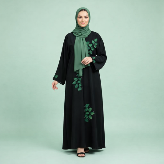 Laya-e-Noor Handcrafted Party Wear Abaya