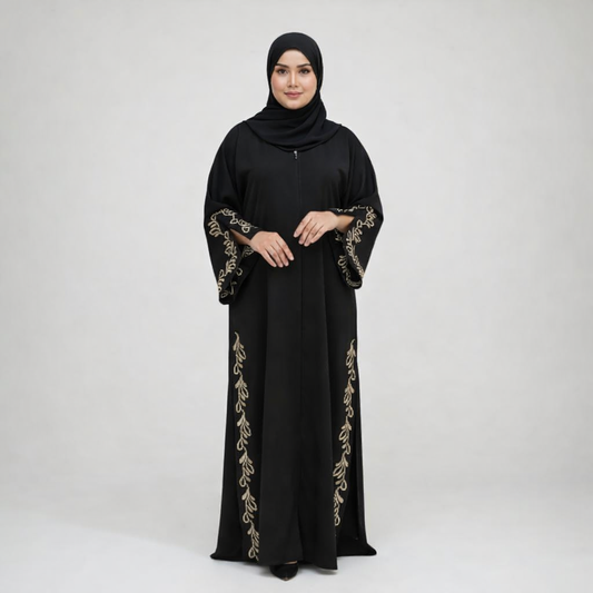 Nooraya Everyday Elegance Embroidered Abaya