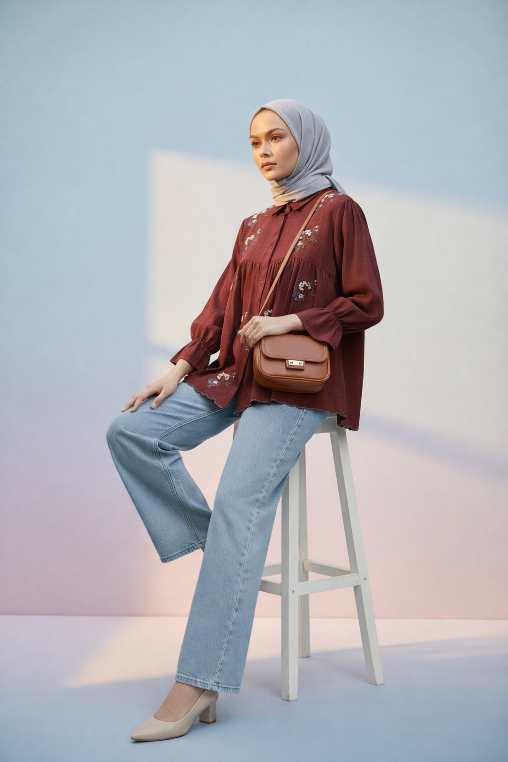 Azmin Aura Luxe Multi-Colour Co-Ord Set