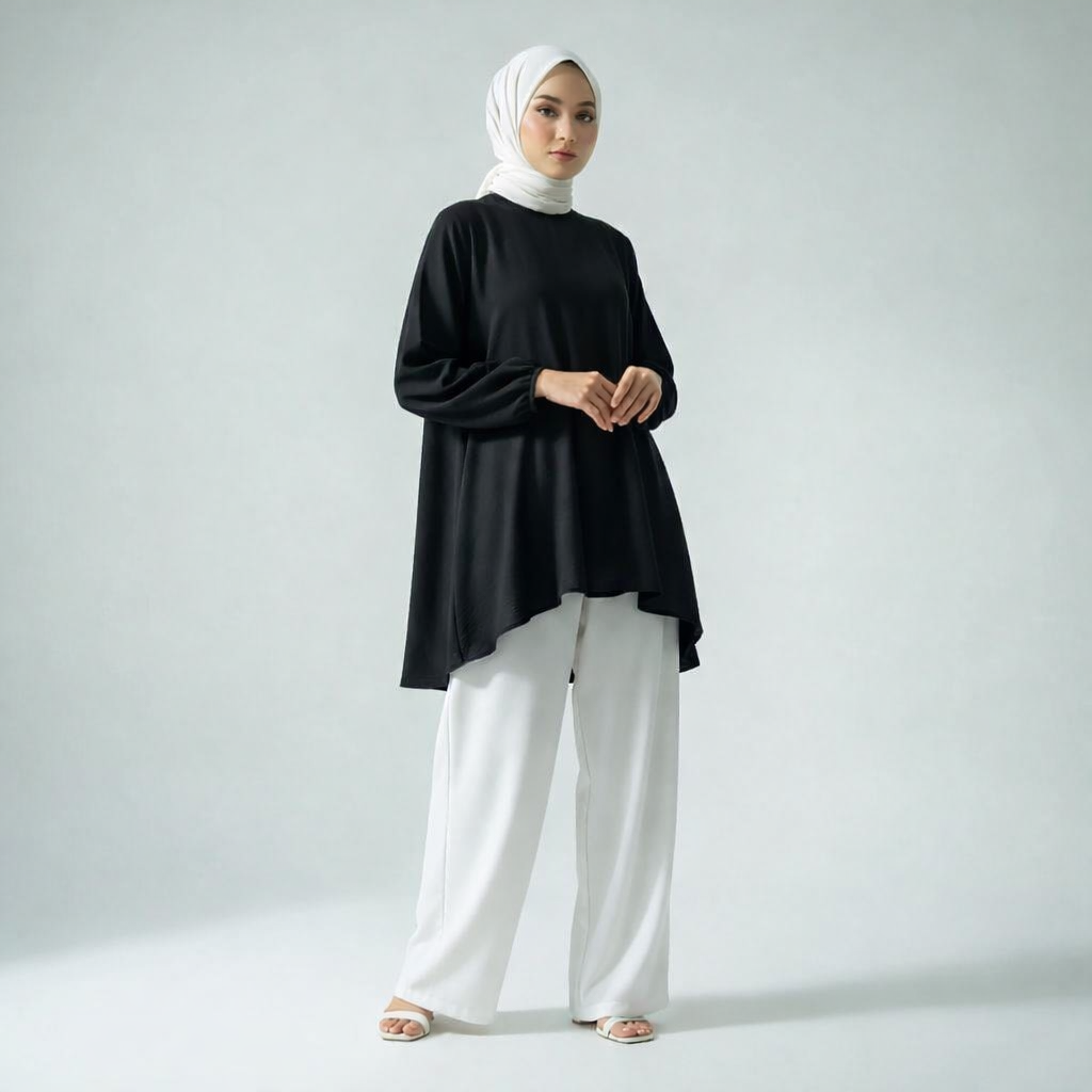 AZMIN AuraFlow High-Low Top
