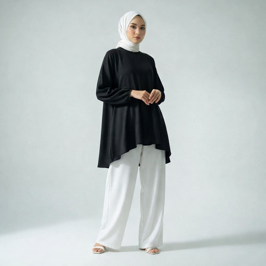AZMIN AuraFlow High-Low Top