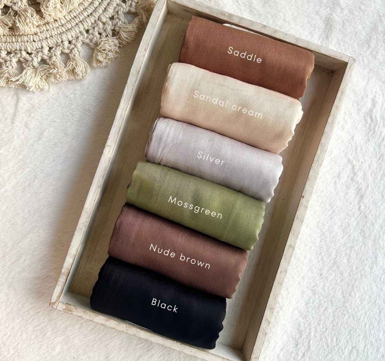 Azmin LuxeSoft Turkish Modal Cotton Hijab – 2M Premium Edition