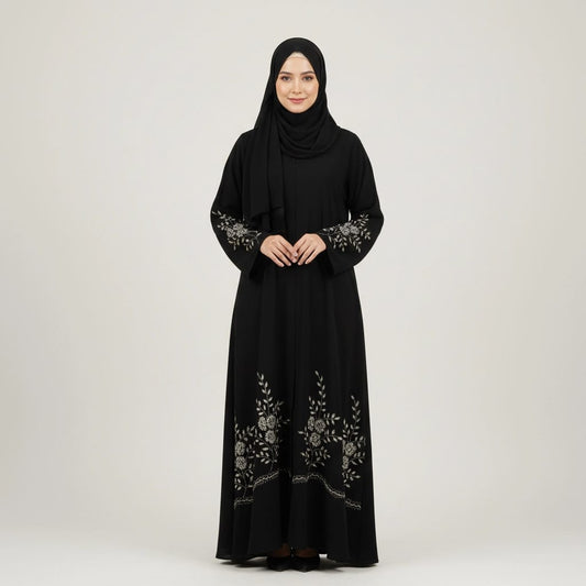 AZMIN ELANZA — Hand Embroidered Designer Abaya