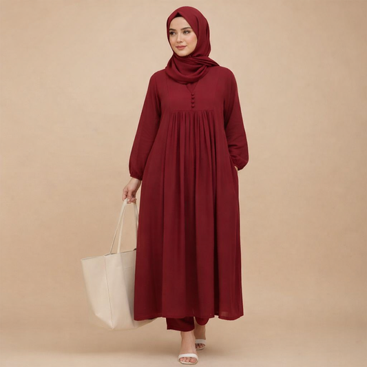AZMIN ELEGANCE — Premium Georgette Co-Ord Set