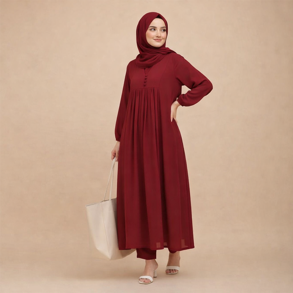 AZMIN ELEGANCE — Premium Georgette Co-Ord Set