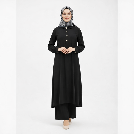 Noir Ease – Imported CEY Black Co-Ord Set