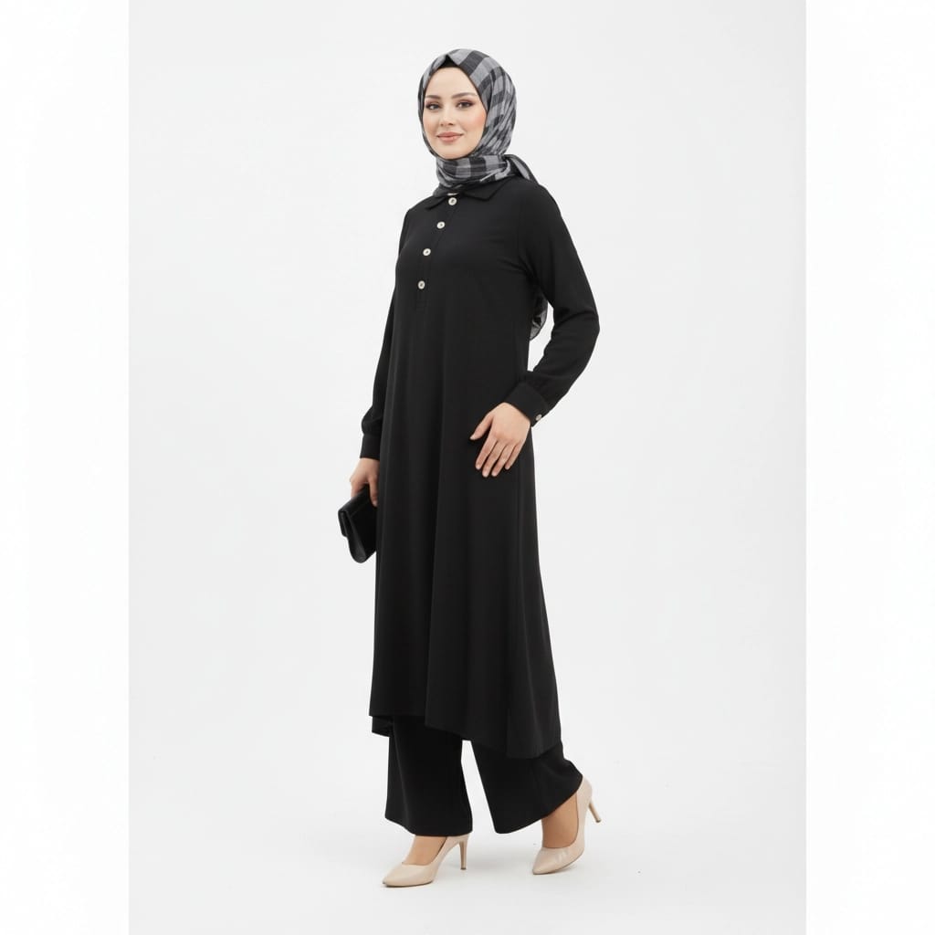 Noir Ease – Imported CEY Black Co-Ord Set