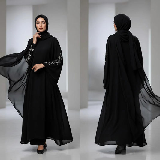 Seraphine Luxe Cape Abaya