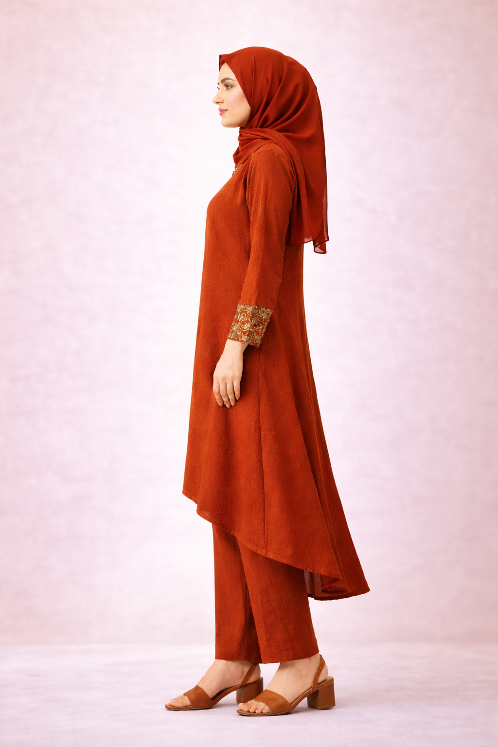 Elara Muse Muslin Silk Co-Ord Set